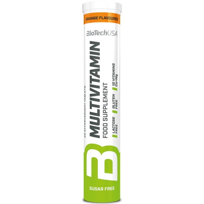 Vitamine Biotech Multivitamin Effervescent Orange 20tab