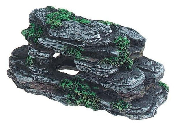 Decor pentru acvarii și terarii Flamingo Rock-Peaks with Moss (401150)