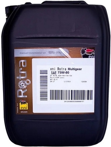 Трансмиссионное масло Eni Rotra FE 75W80 20LT (131450)