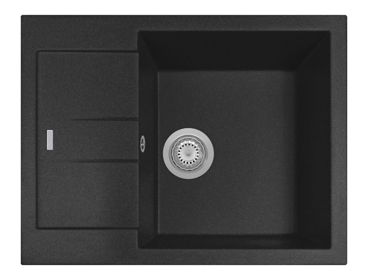 Chiuvetă de bucătărie Plados Elegance AM6510 UM44 Black