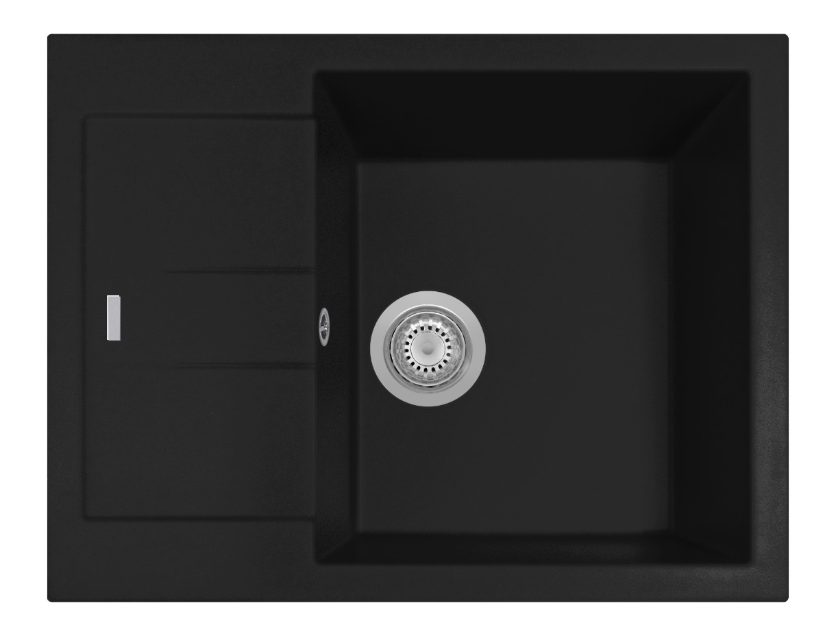 Chiuvetă de bucătărie Plados Elegance AM6510 UG70 Black Matt