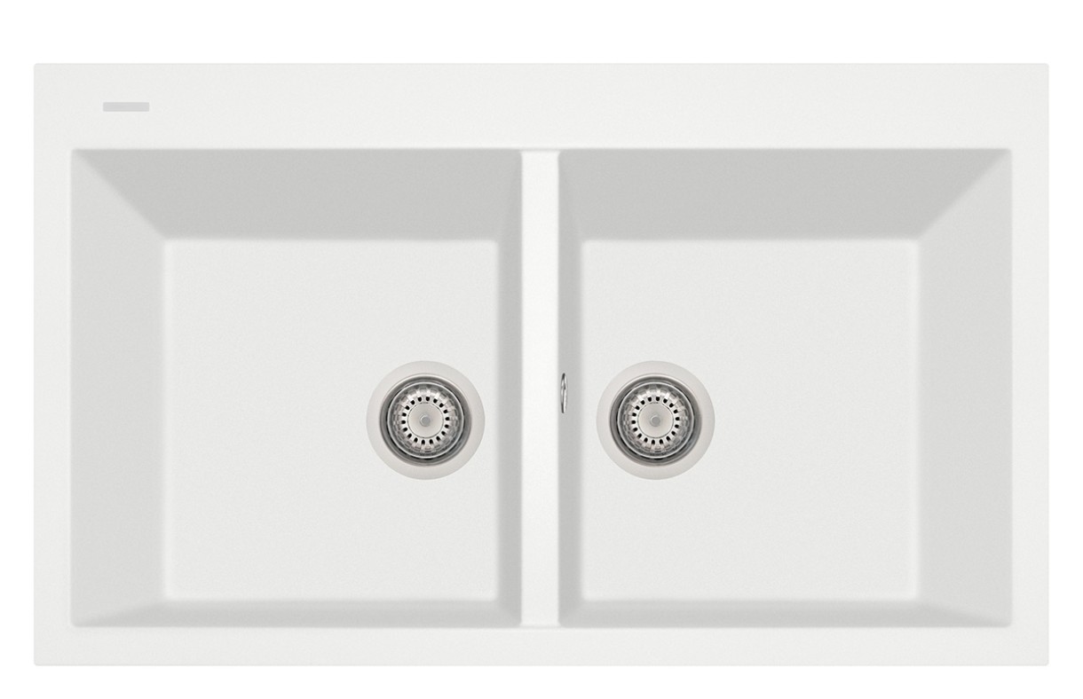 Chiuvetă de bucătărie Plados Elegance AM8620 NS N1 Pure White