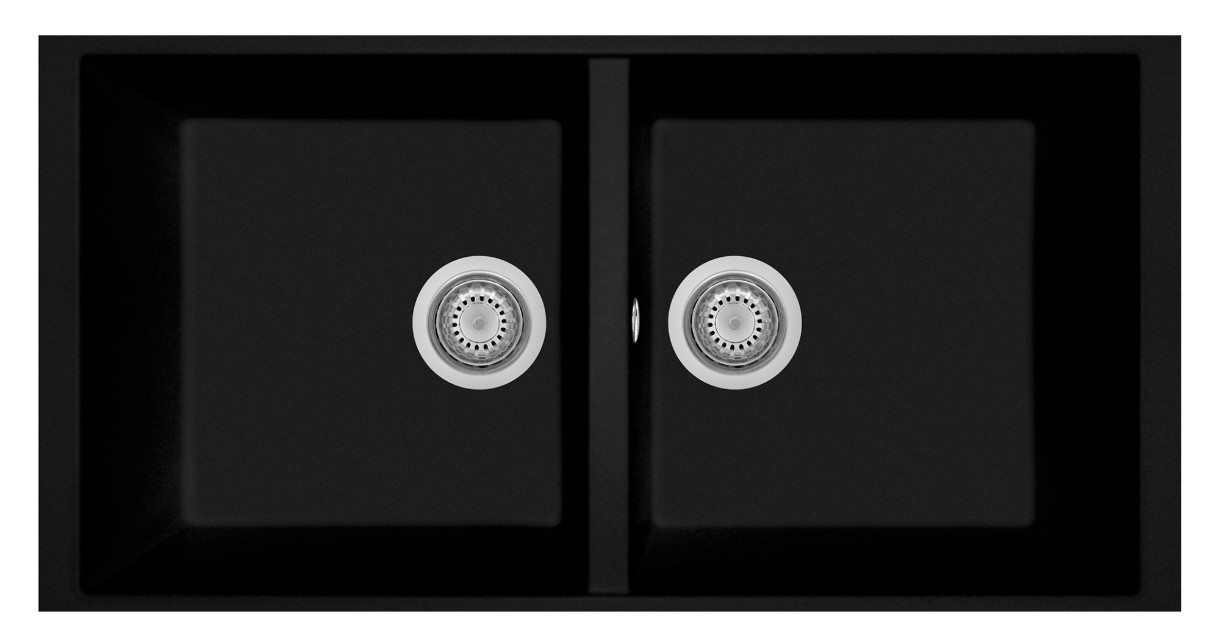 Chiuvetă de bucătărie Plados Elegance AM8620ST NS N6 Deep Black