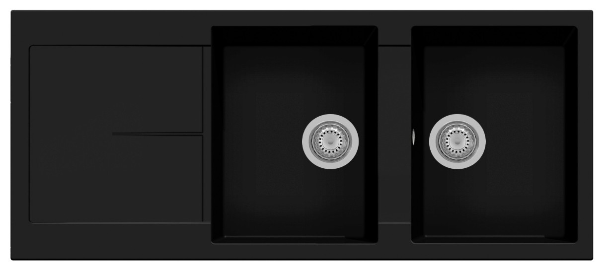 Кухонная мойка Plados Infinity NF11620 NS N6 Deep Black