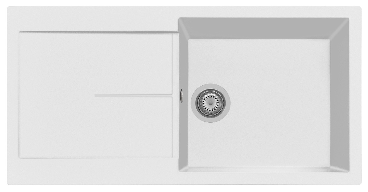 Chiuvetă de bucătărie Plados Infinity NF9910 UG58 Milk White