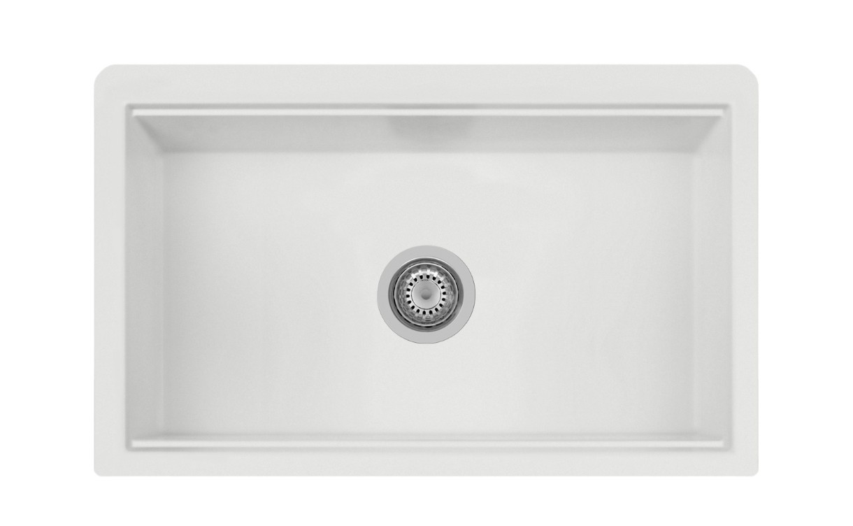 Chiuvetă de bucătărie Plados Lux LX8410 NS N1 Pure White