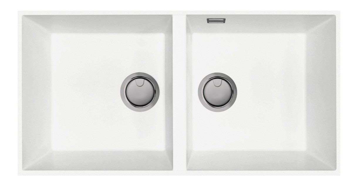 Кухонная мойка Plados One AM8620IT NS N1 Pure White