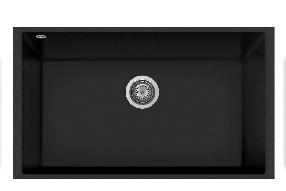 Chiuvetă de bucătărie Plados One ON8410ST UG70 Black Matt