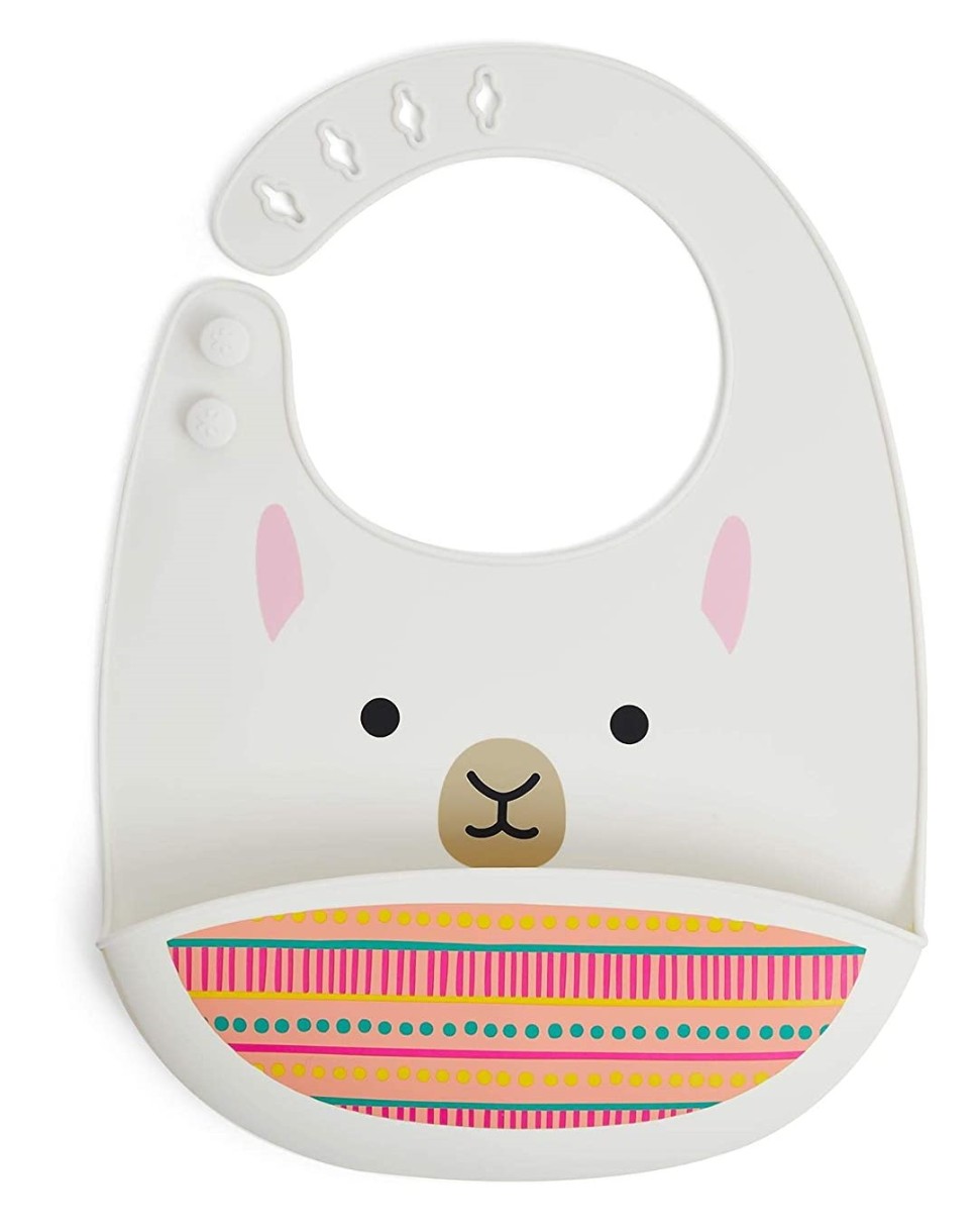 Слюнявчик Skip Hop Fold & Go Zoo Lama (9I414910)