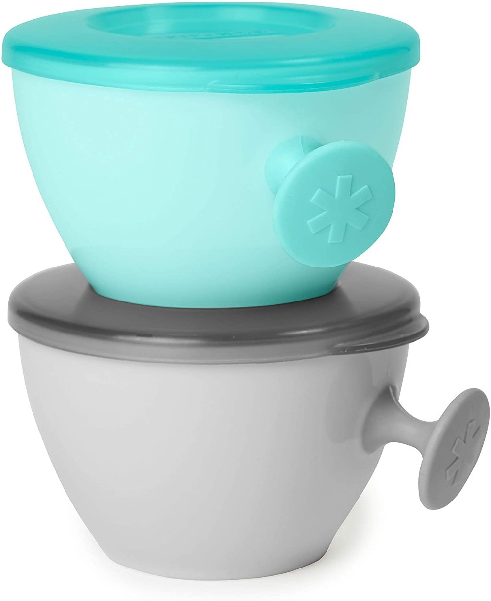 Набор для кормления Skip Hop Soft Gray/Turquoise (252007)
