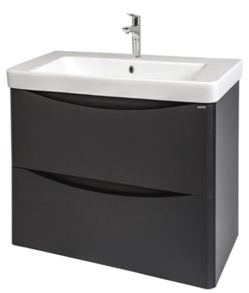 Шкаф с умывальником Martat Zen 60cm Anthracite (13888)