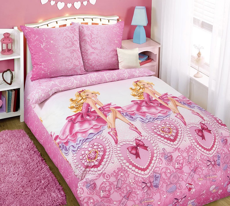 Постельное бельё Cottony Cotton Barbie 2E (198201)