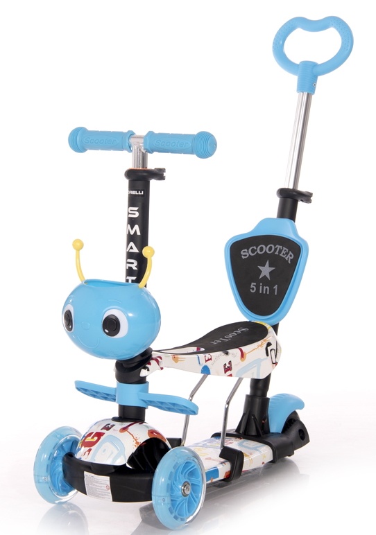 Самокат Lorelli Smart Plus Blue Tracery (10390030003)