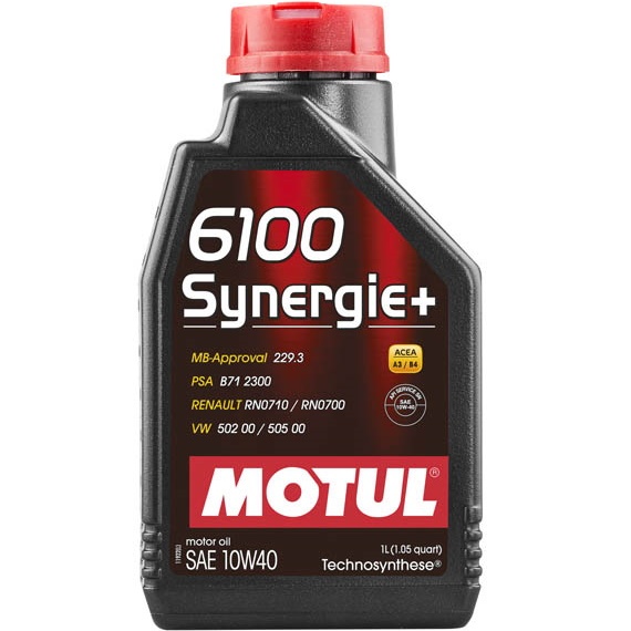Моторное масло Motul 6100 Synergie+ 10W-40 1L