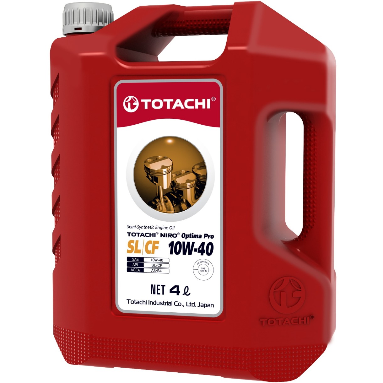 Моторное масло Totachi Niro Optima Pro Semi-Synthetic SL/CF 10W-40C 4L