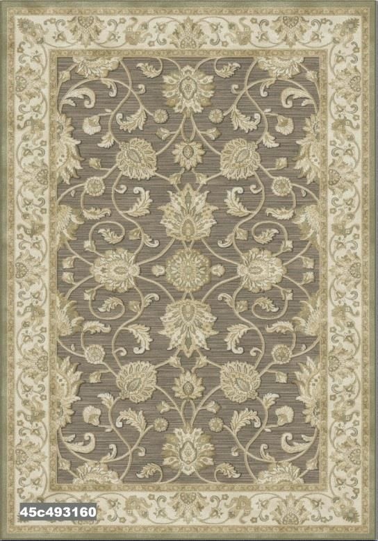 Covor Ecofloor Farashe (45C493160) Flower Classic Double Frame with Green 2.00x3.00m