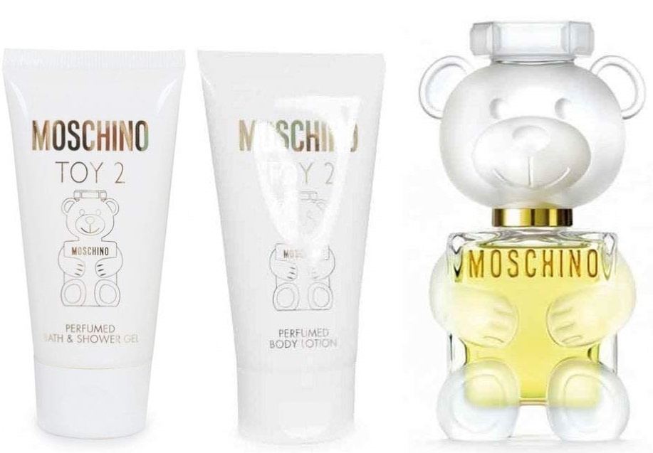 Парфюмерный набор для неё Moschino Toy 2 EDP 50ml + Body Lotion 50ml + Shower Gel 50ml