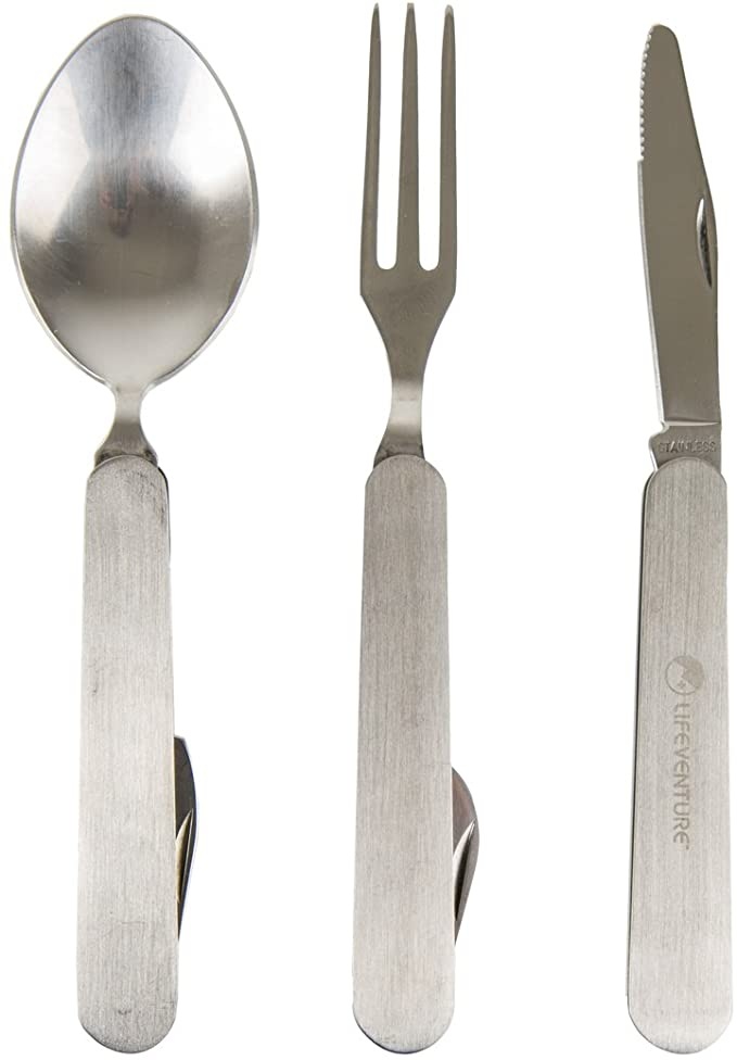 Походные столовые приборы Lifeventure Folding Cutlery Set in Case 9500