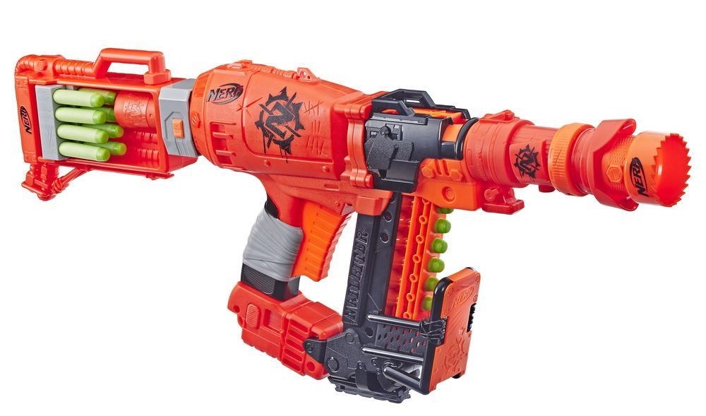 Автомат Hasbro Nerf Zombie Nailbiter Zoom and Doom (E6163)