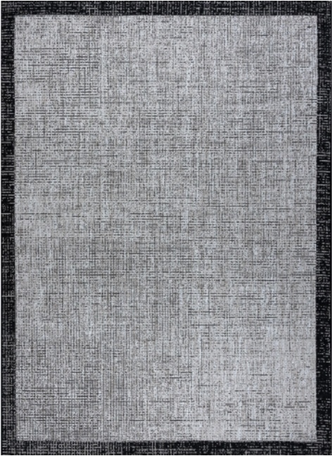 Ковёр Devos Caby Floorlux Silver/Black (20401) 2.00x2.90m 