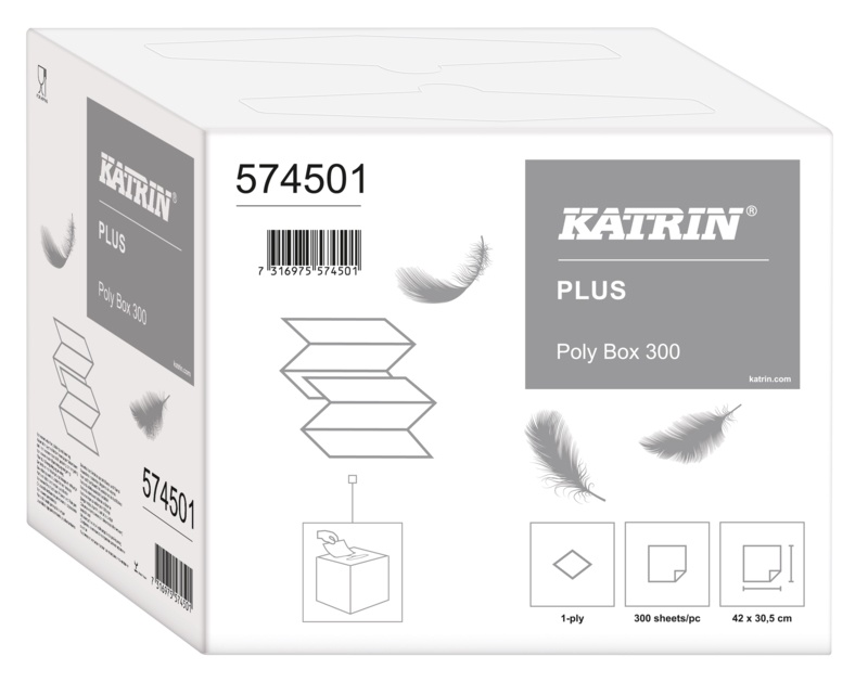 Салфетка для уборки Katrin Plus Poly Box (574501)