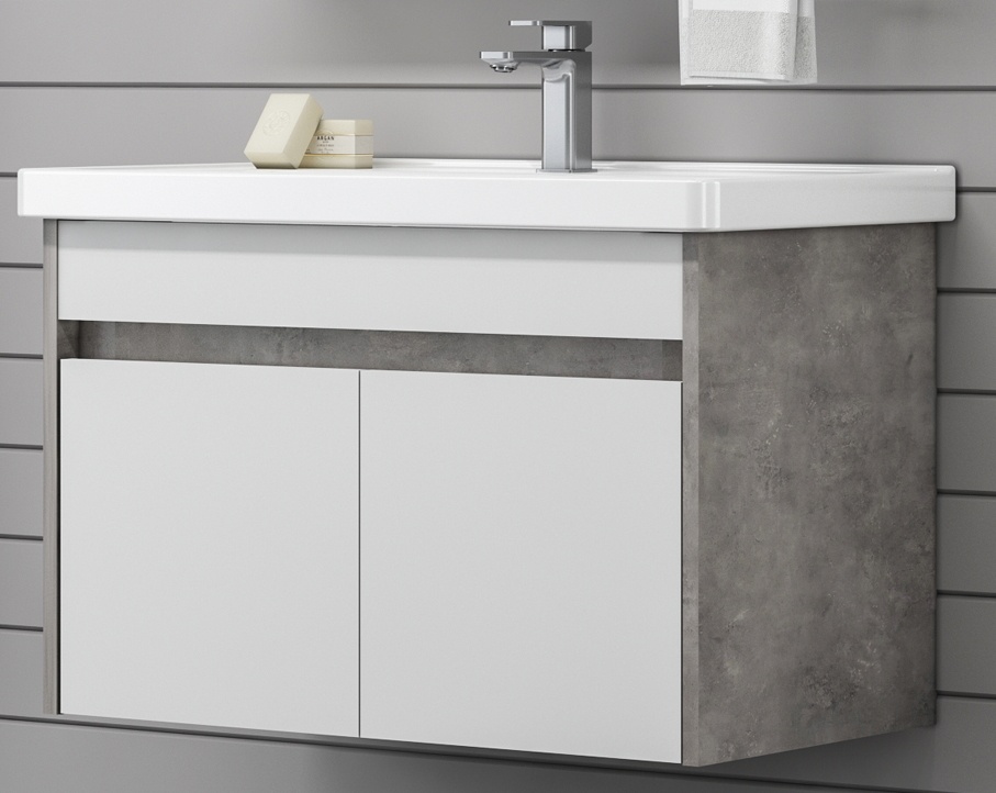 Шкаф с умывальником Orka Aydos 85 Silver (06623) - купить по цене 3 155 ...