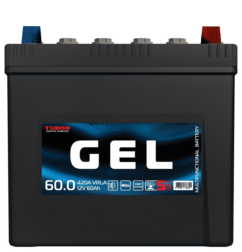 Автомобильный аккумулятор Tubor Gel 6CT-60.0 A/h