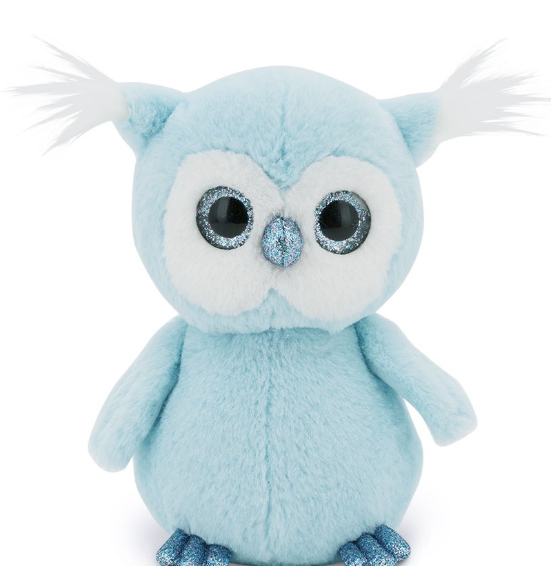 Jucărie de pluș Orange Toys Fluffy the Blue Owlet 22cm (OT3013/22)