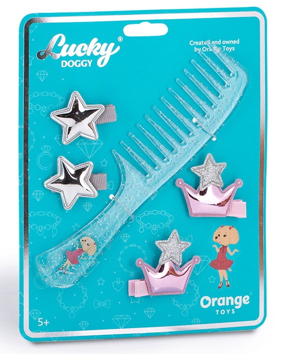 Pieptene pentru copii Orange Toys Lucky Doggy (LDA5008)