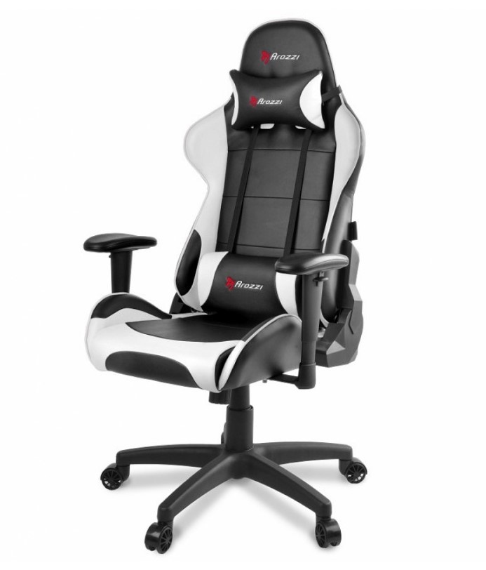 Scaun gaming Arozzi Verona V2 Black/White