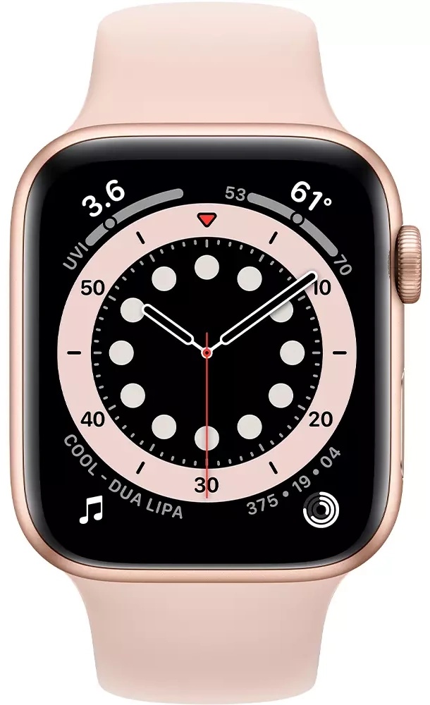 Smartwatch Apple Watch Series 6 GPS 44mm Gold Aluminum (M00E3)