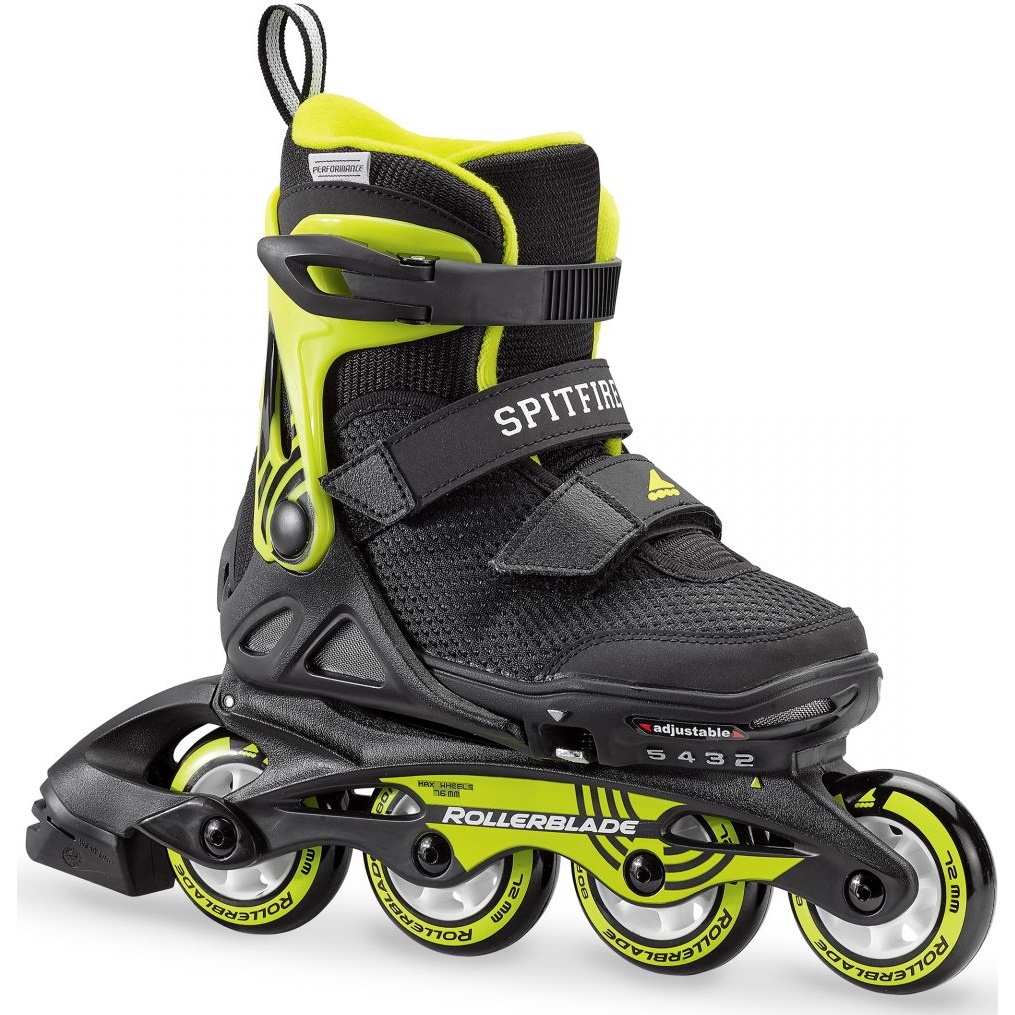 Role RollerBlade Spitfire SL 2018 Black/Green (28-32)