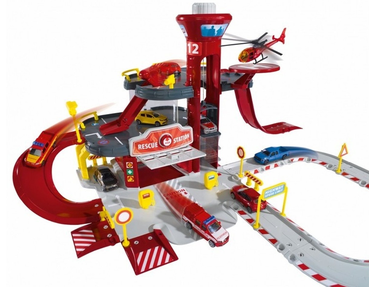 Set jucării transport Majorette Rescue Station (2050015)