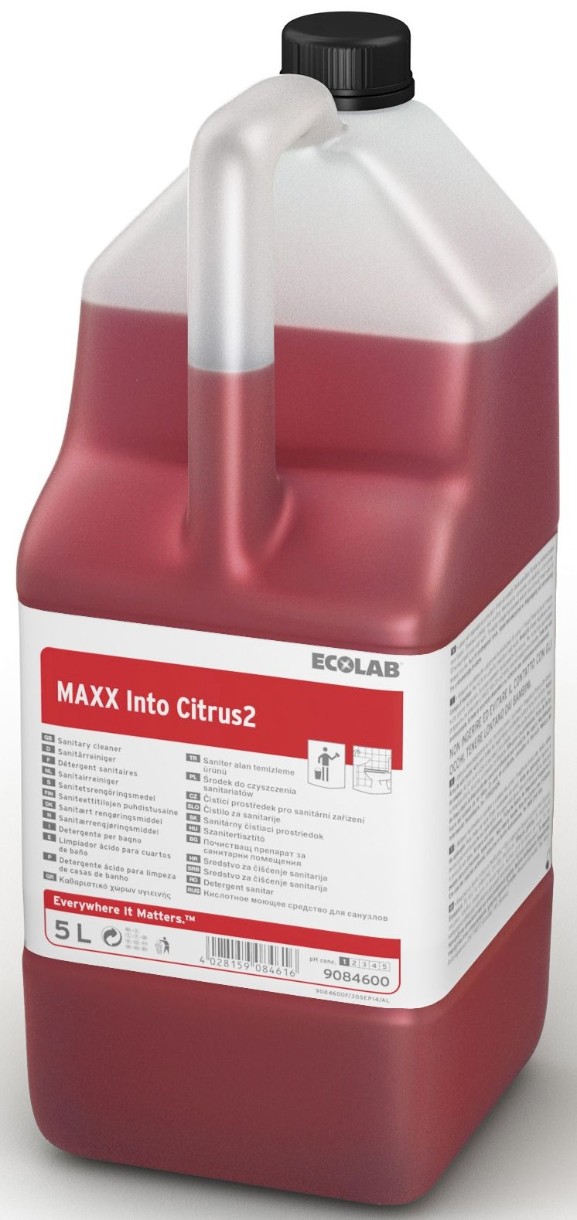 Средство для санитарных помещений Ecolab Maxx2 Into Citrus 5L (9084600)