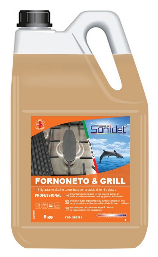 Detergent pentru cuptoare Sanidet Fornoneto & Grill 6kg (SD3381)
