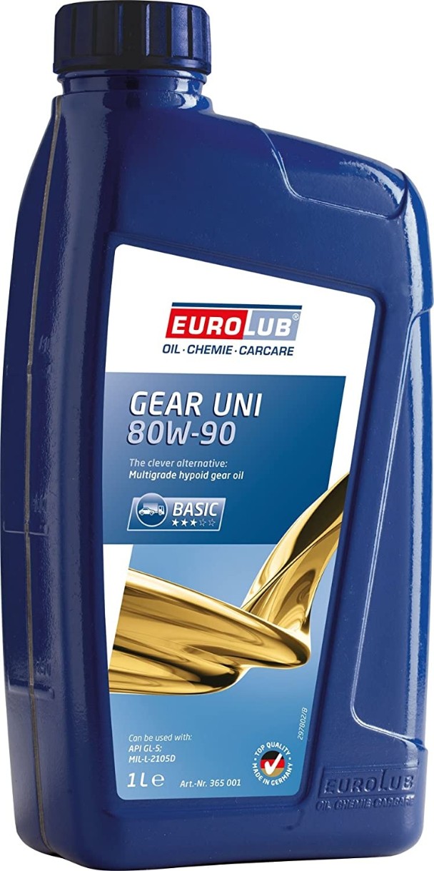 Трансмиссионное масло Eurolub Gear Uni 80W-90 1L