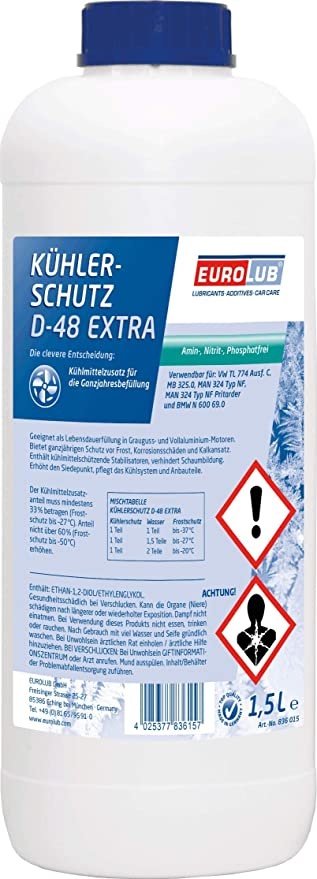 Защита радиатора Eurolub Kuhlerschutz D-48 Extra 1.5L