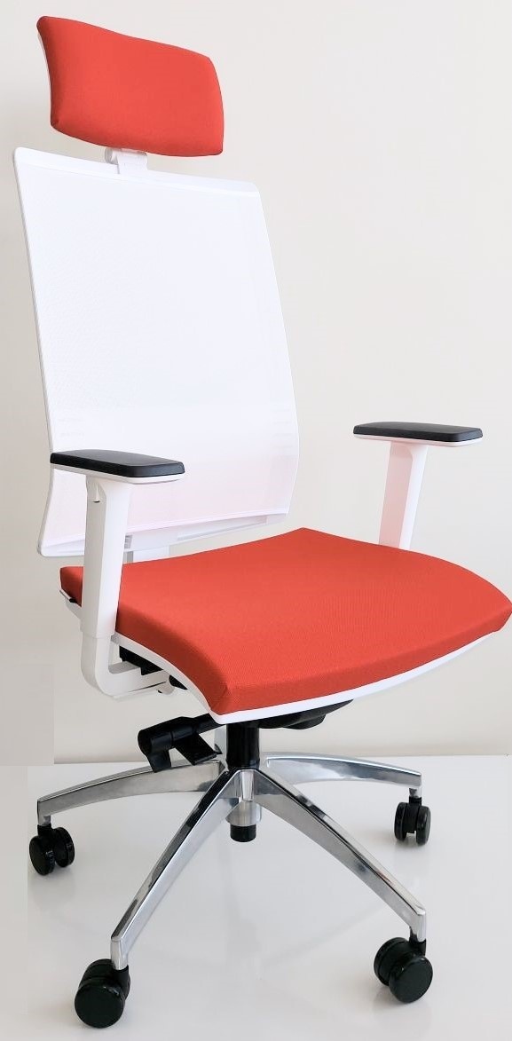 Офисное кресло Antares 1850 Syn Omnia SL PDH White/Orange
