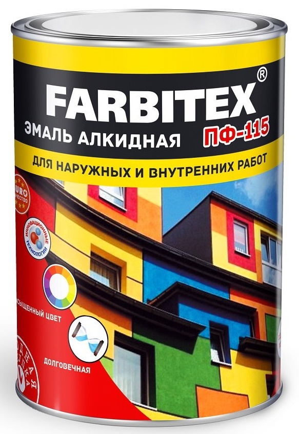 Краска Farbitex PF-115 Negru 5kg