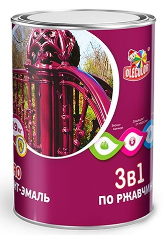 Краска Olecolor Pe Rugina Albastru 4kg