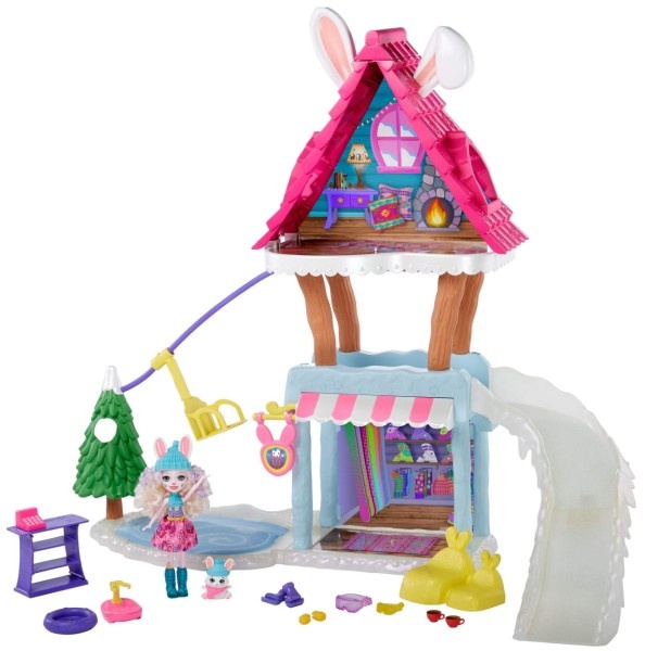 Păpușa Enchantimals Chalet Rabbit Bevy (GJX50)