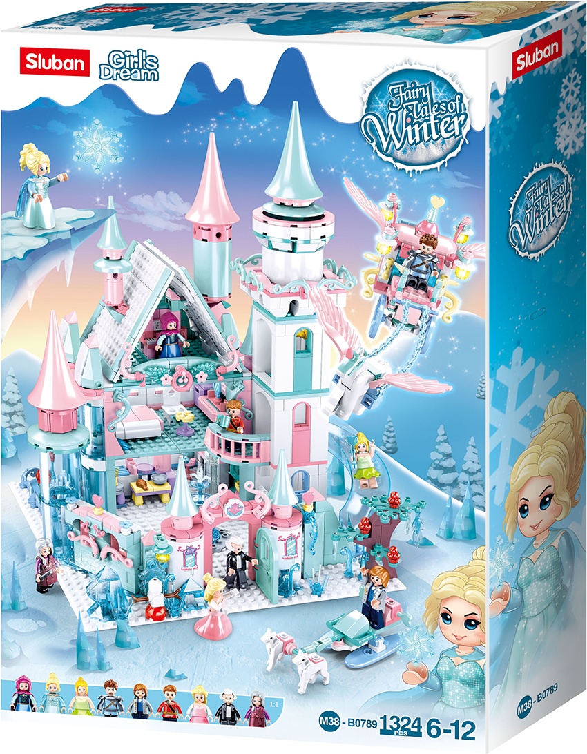 Set de construcție Sluban Girls Dream Fairy Tale of Winter (B0789)