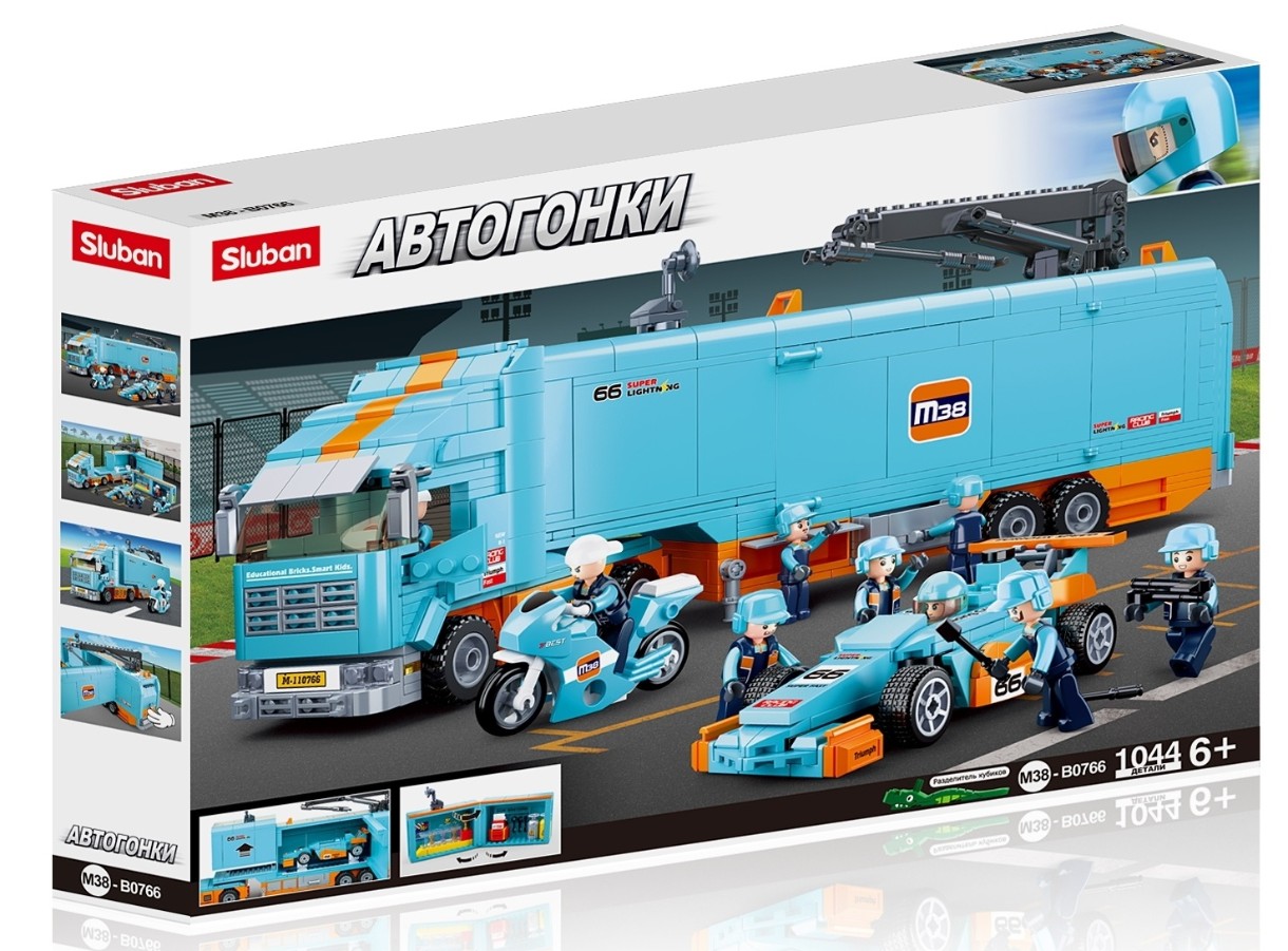 Конструктор Sluban Racing Team F1 Truck (B0766)