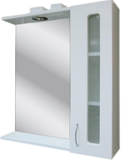Шкаф с зеркалом Aquaplus Clasic Glass 55cm