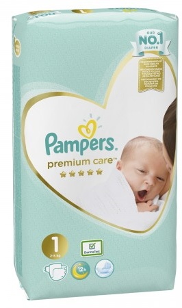 Подгузники Pampers Premium Care New Baby 1/52pcs