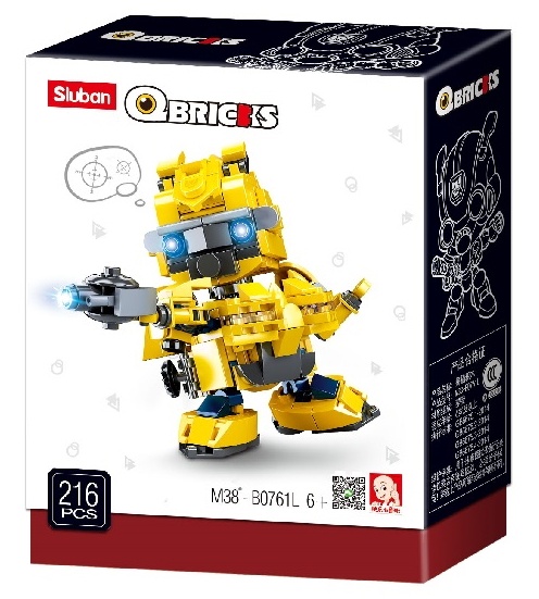 Конструктор Sluban Qbricks—Bumblebee (B0761L)