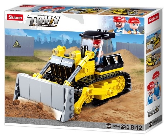 Конструктор Sluban Town—Bulldozer (B0802)