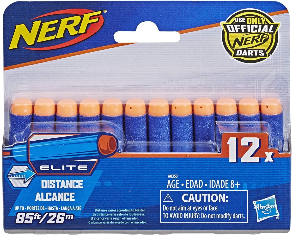 Патроны Hasbro Nerf Dart Refill 12pcs (A0350) , купить по выгодной цене