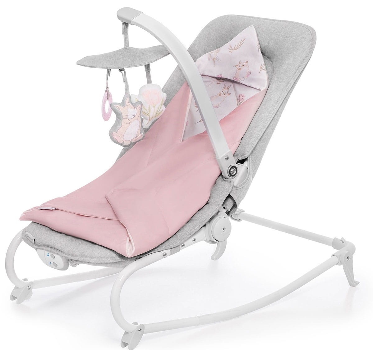 Șezlong pentru bebeluși Kinderkraft Felio Pink (KKBFELOPNK000N)