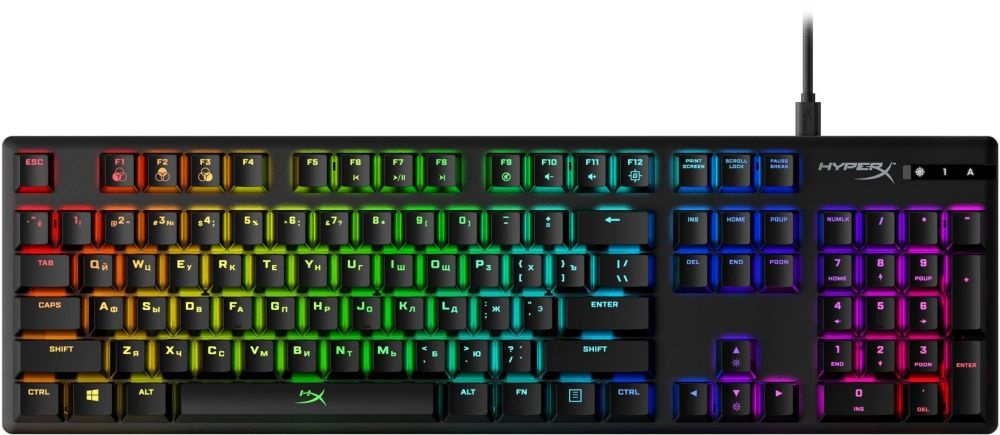 Клавиатура HyperX Alloy Origins RGB (4P5P0AX)